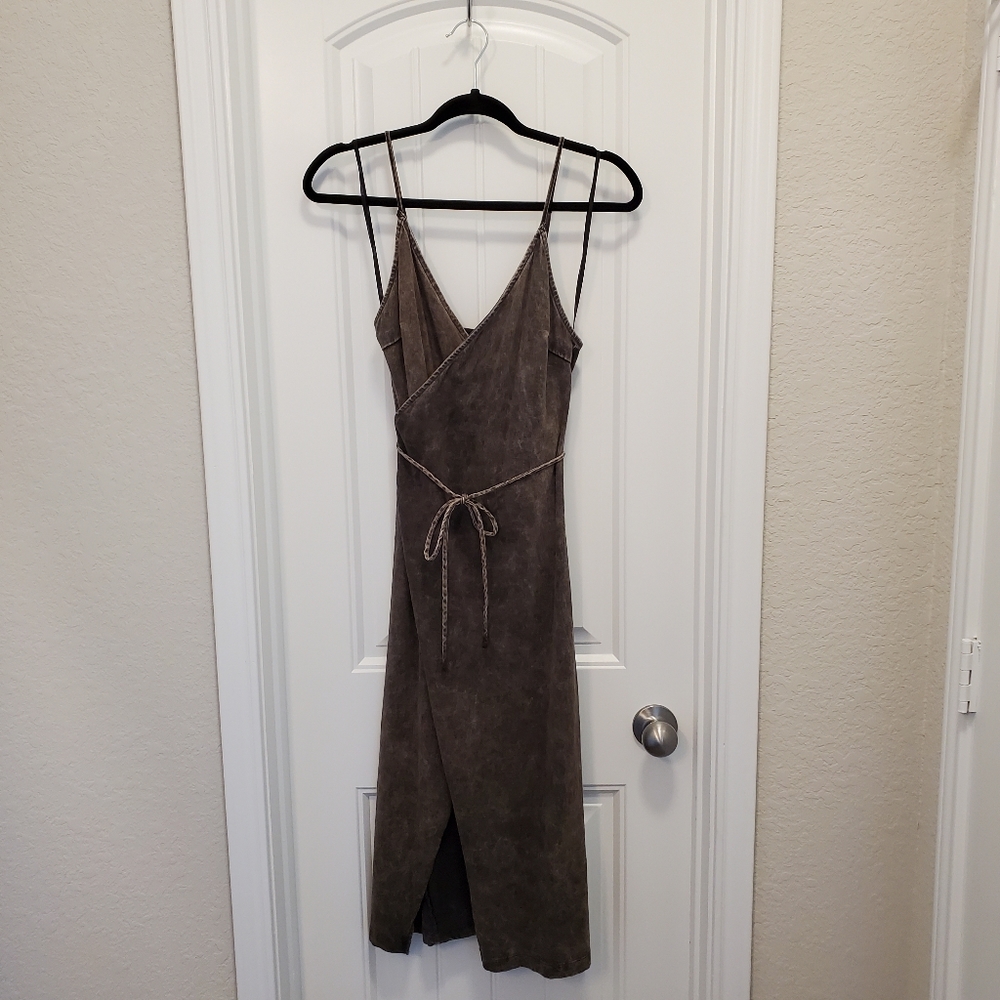 Forever 21 Spaghetti Strap Wrap Dress - S